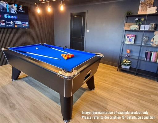 Signature Champion Premium Edition Pool Table: Black - Warehouse Clearance